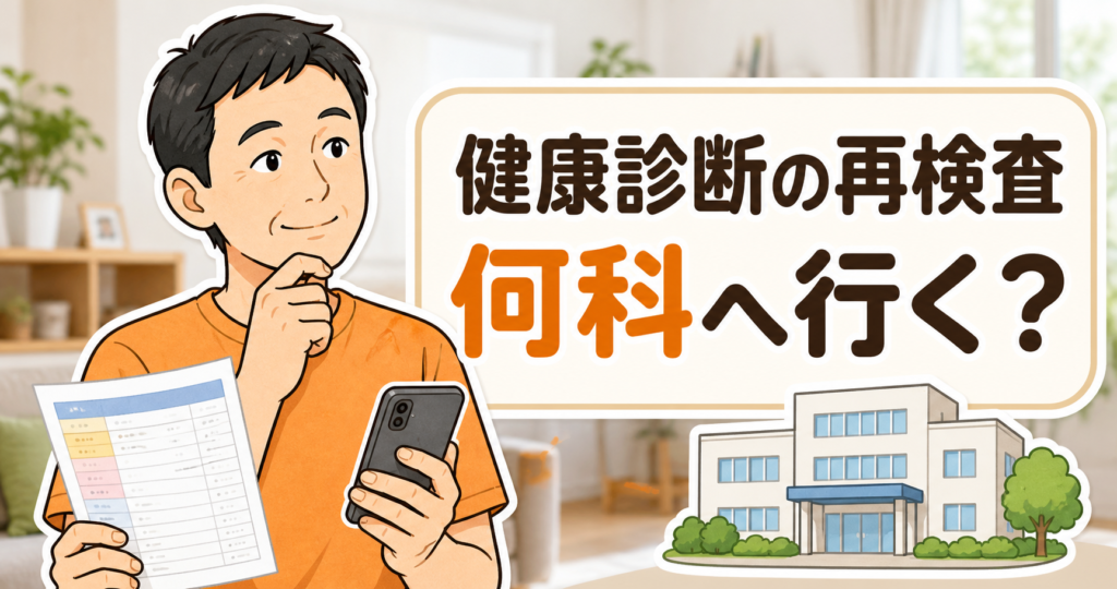 健康診断で再検査と言われたら何科